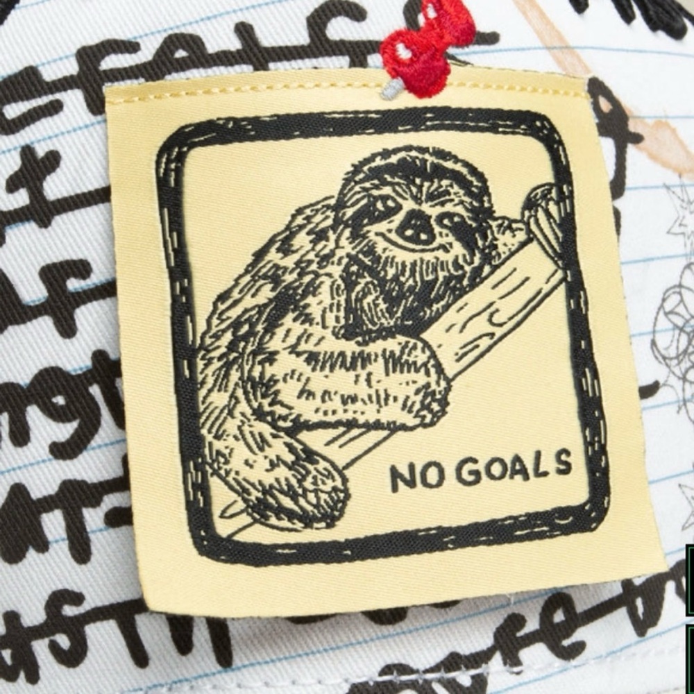 GOORIN BROS NEW YEAR, SAME ME NO RESOLUTIONS SLOTH CAP HAT -Friday Drop- NIB - Picture 4 of 14